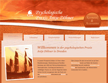 Tablet Screenshot of antje-doehner.de